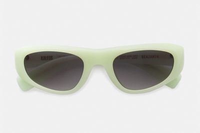 Kaleos Benjamin Mint Green Soft Wraparound Sunglasses Peep Optical
