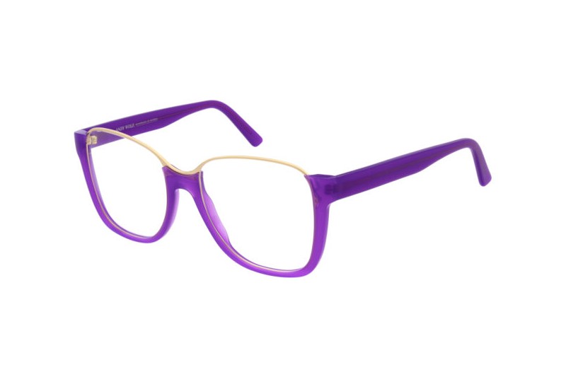 Andy Wolf 5135 purple glasses Peep Optical
