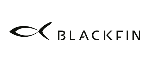 Blackfin logo for eyewear.