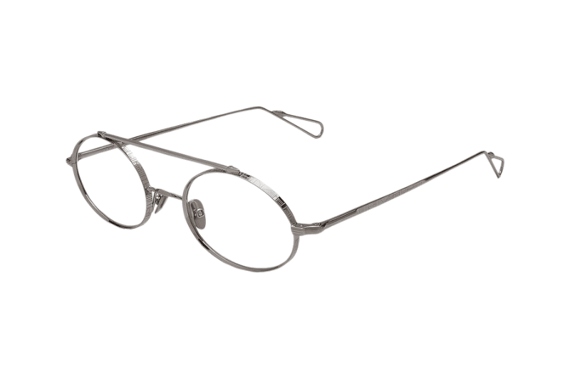 Ahlem Turbigo glasses, Ruthenium optical frame, Bauhaus eyewear design, stainless steel eyeglasses, minimalist designer frames, Parisian eyewear