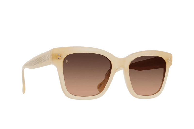 RAEN Breya, apricot gradient frames, geometric acetate glasses, light feminine eyewear, colourful optical frames, RAEN sunglasses AU